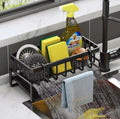 Stainless Steel Kitchen Sink Organizer Rack with Utensil Holder
