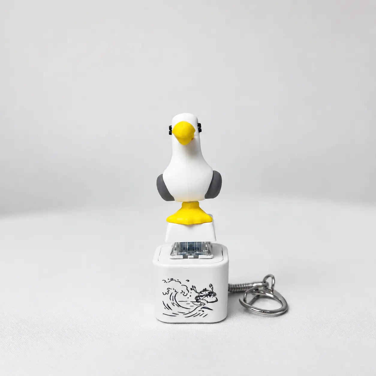 Seagull MINE! Button Keychain with Real Sound and LED Light - Engaging Interactive Gift for Friends and Family by Summerwins