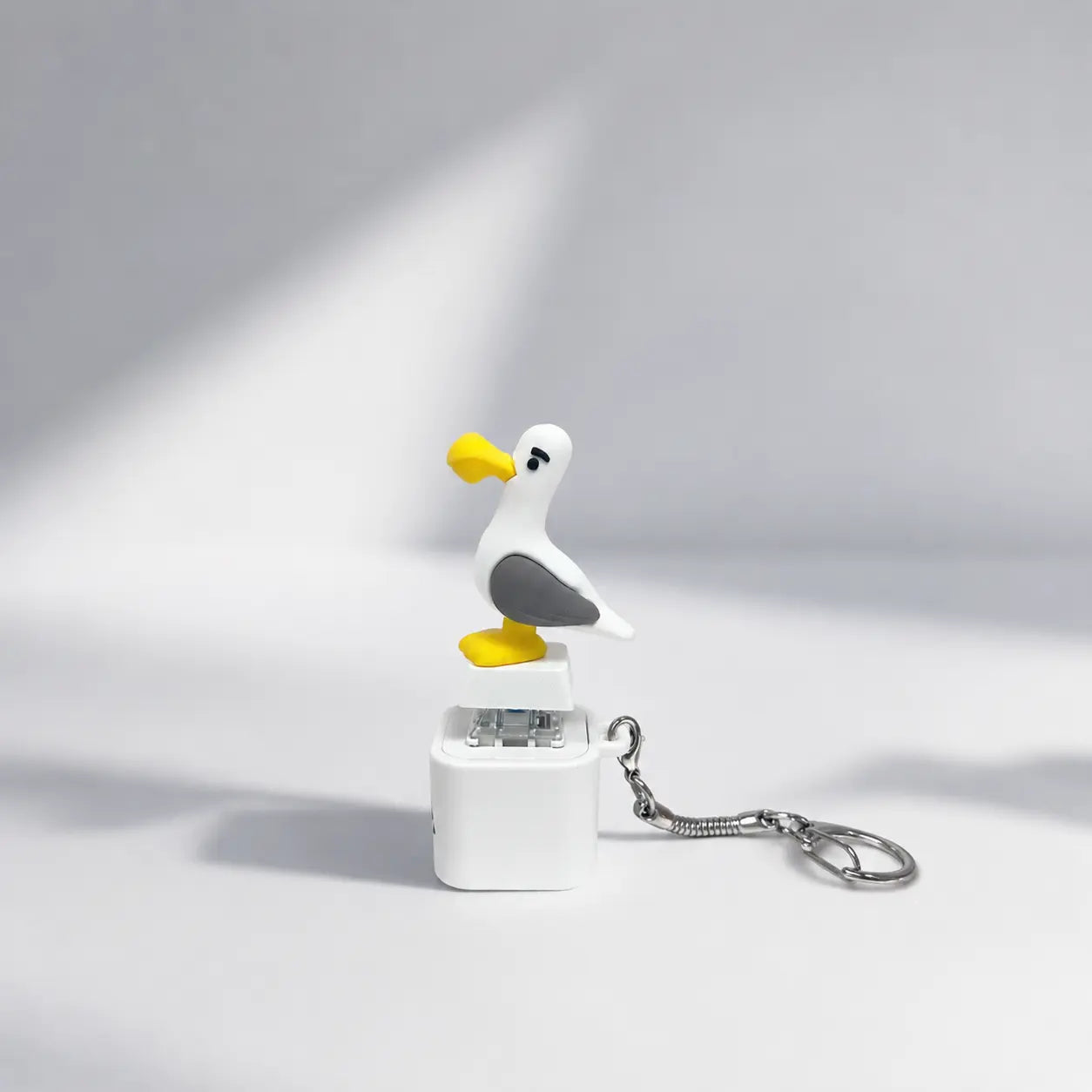 Seagull MINE! Button Keychain with Real Sound and LED Light - Engaging Interactive Gift for Friends and Family by Summerwins