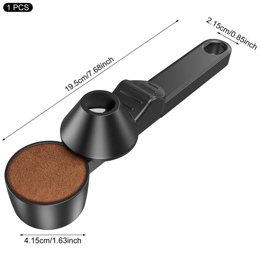 Creative Sliding Leakproof Coffee Scoop Protein Powder Measuring Spoon with Hanging Hole for Kitchen Bar Gym Travel